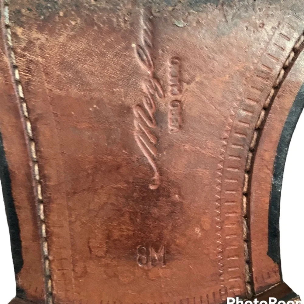 Mezlan Brown Hundley II Oxford Size 8